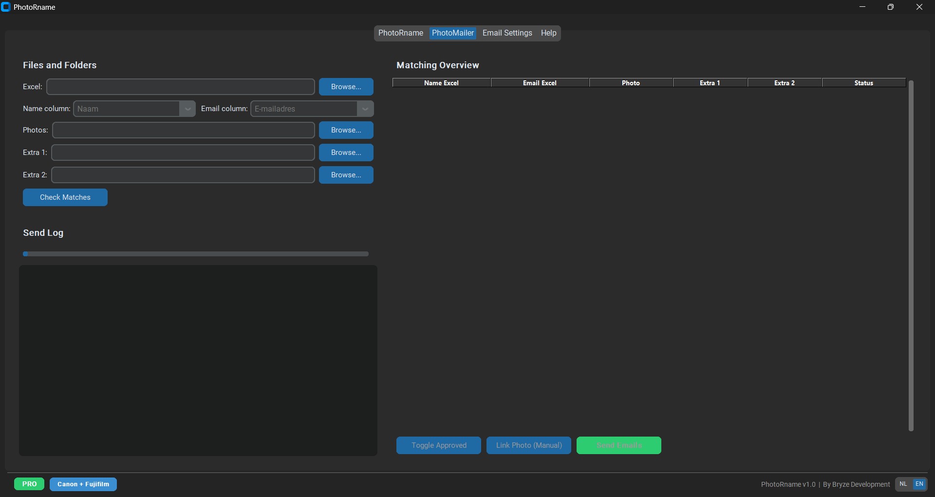 Verstuur foto's per e-mail in bulk